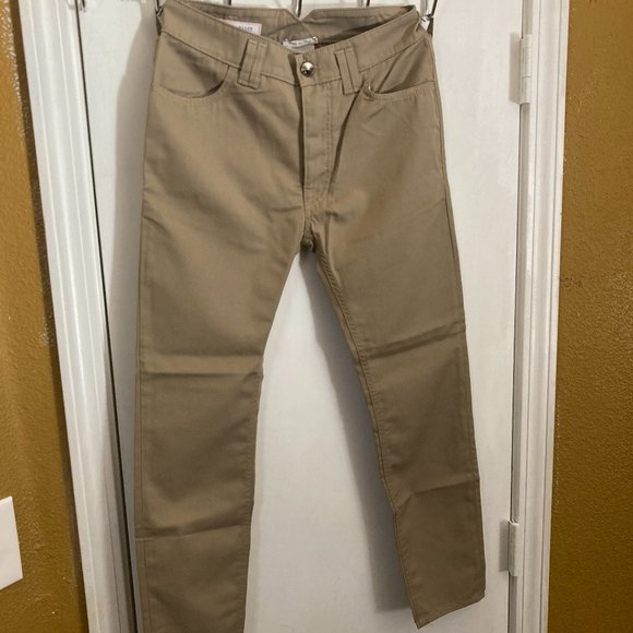 Cycle of Italy women´s size 25 chrome studded no-stretch durable dark tan pants,All Products : American Fashion Style Bags On Sale